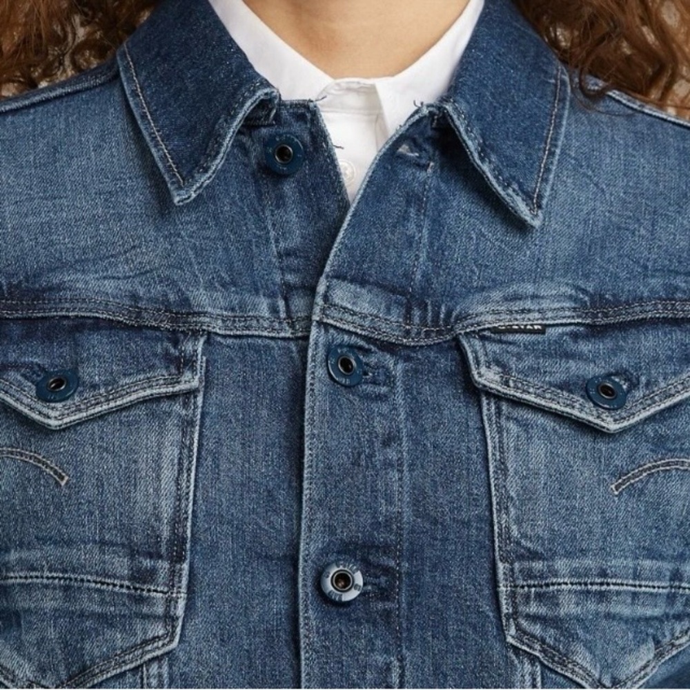 G-Star RAW Women’s Blue Denim Jacket – Size M – New With Tags - Picture 3 of 8